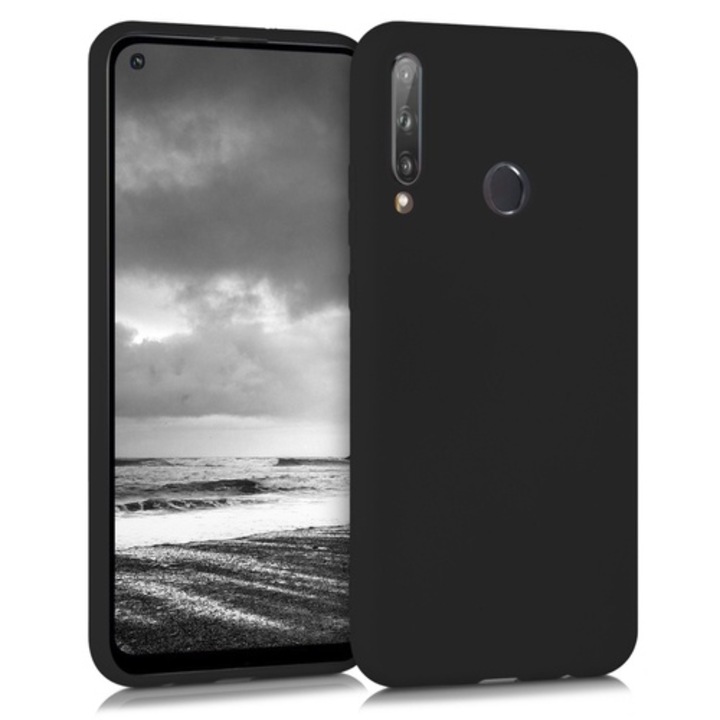 Telefontok Huawei P40 Lite E, szilikon, fekete, 52534.47