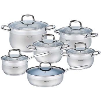 Oala set gatit 12 piese Kinghoff Kh-1423 Oala set gatit 12 piese Kinghoff Kh-1423