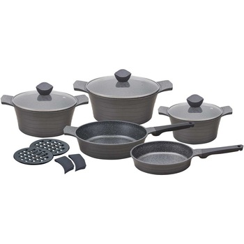 Oala set gatit 12 piese granit KLAUSBERG KB-7356 Oala set gatit 12 piese granit KLAUSBERG KB-7356