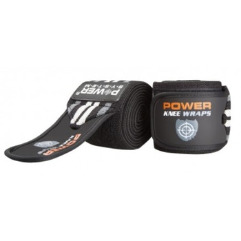 Set 2 fase elastice bumbac protectie genunchi Power System, model PK, Negru/Gri Set 2 fase elastice bumbac protectie genunchi Power System, model PK, Negru/Gri