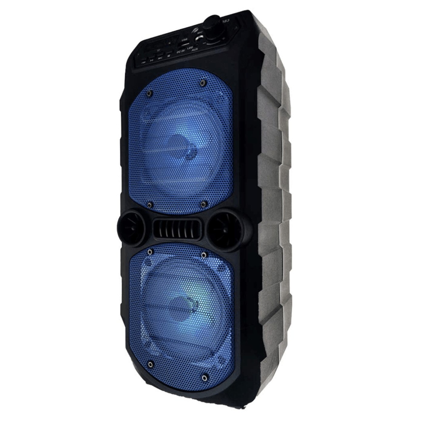 Boxa Portabila 1083 Bluetooth, AUX, USB, FM, slot CARD SD, Lumini LED ...