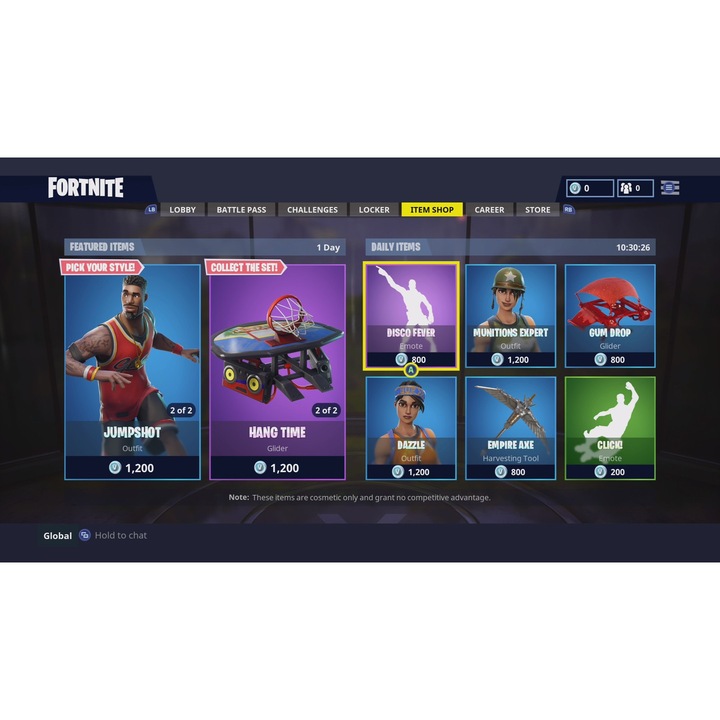 Fortnite Epic Games Kulcs, 1000 V-Bucks, PC
