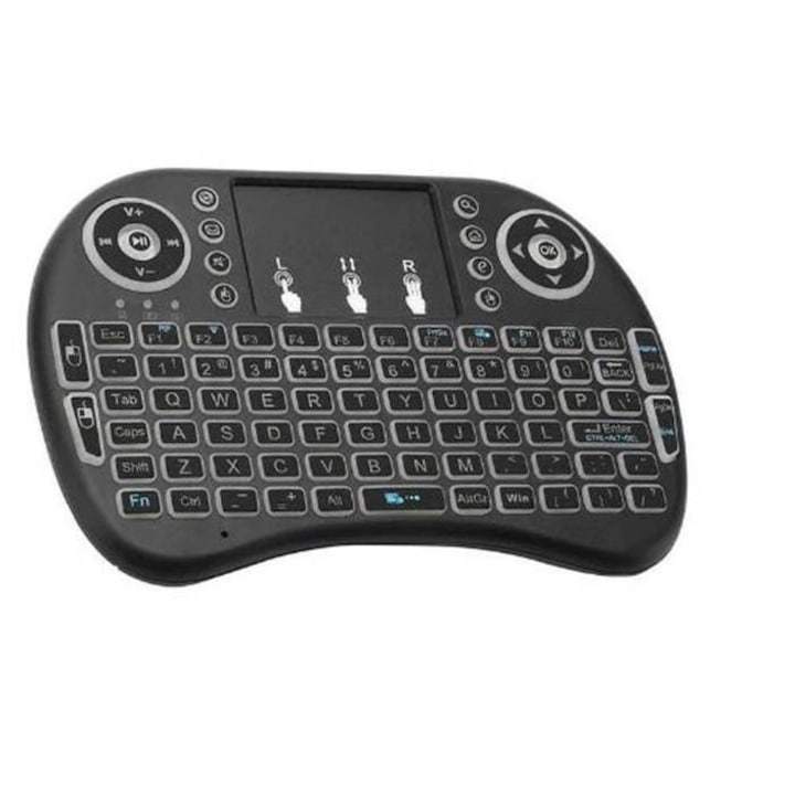 Set tastatura si mouse wireless Makki KBX-008, Negru, USB