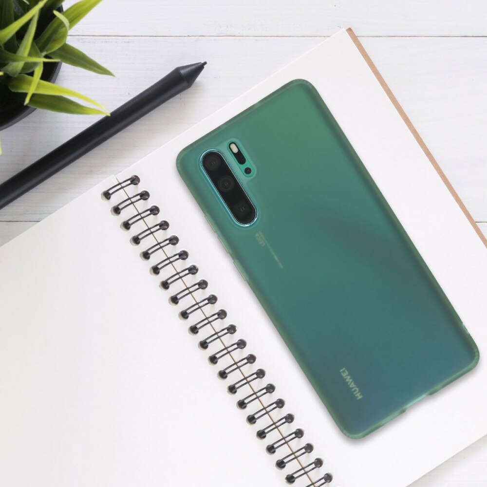Кейс за Huawei P30 Pro, Силиконов, Зелен, 51395.166 - eMAG.bg