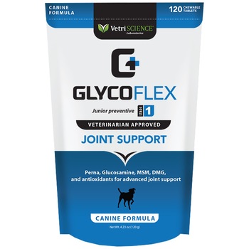 Supliment nutritiv pentru caini Glyco Flex 1 Bite Sized Chews, 120 tablete Supliment nutritiv pentru caini Glyco Flex 1 Bite Sized Chews, 120 tablete