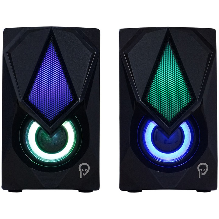 Boxe Gaming Spacer 2.0, RMS 6W (2x3W), 4xLED