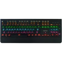 Tastatura mecanica Spacer, Switch blue, Iluminare RGB, Negru