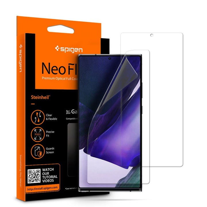 Протектор Spigen Neo Flex HD за Samsung Galaxy Note 20 Ultra, Прозрачен