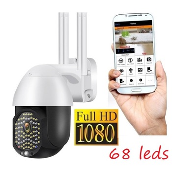 Camera de supraveghere IP WIFI BabyToy™ CX-M6, 2 MP, 68LED, Exterior Rotativa, Auto-Tracking, Conectare Telefon / PC , Night vision color si activare lumina, rezistenta la apa, FullHD 1920*1080, senzor miscare, alb Camera de supraveghere IP WIFI BabyToy™ CX-M6, 2 MP, 68LED, Exterior Rotativa, Auto-Tracking, Conectare Telefon / PC , Night vision color si activare lumina, rezistenta la apa, FullHD 1920*1080, senzor miscare, alb