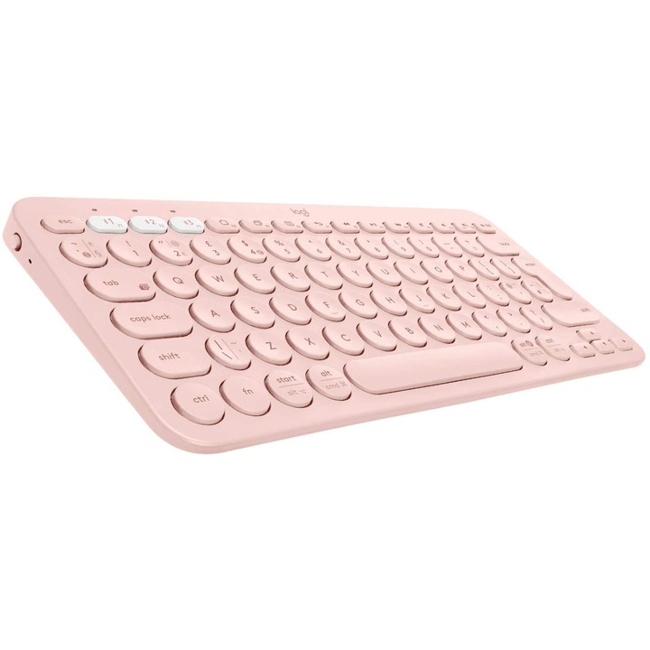 Клавиатура Безжична Logitech K380, Bluetooth, Multi-Device, Розов
