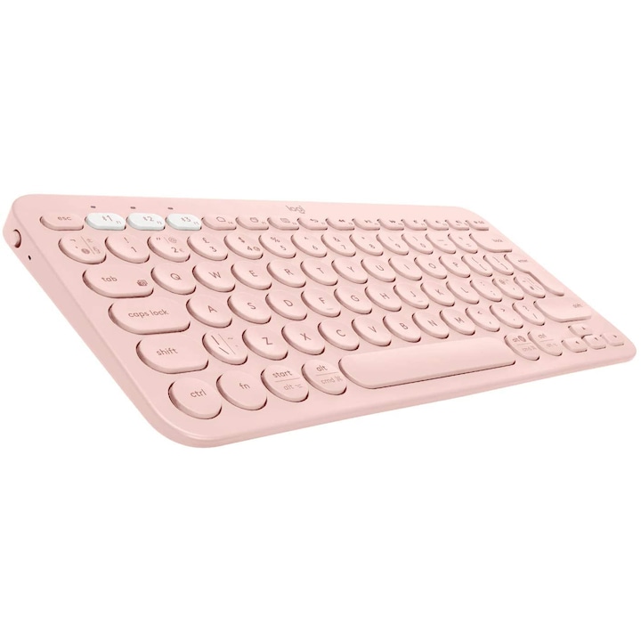 Клавиатура Безжична Logitech K380, Bluetooth, Multi-Device, Розов