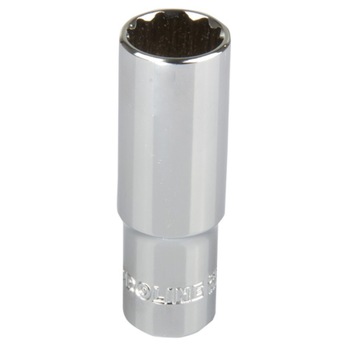 Cheie tubulara adanca dublu-hexagonala Proline, 1/2 inch, 14 mm, otel crom-vanadiu Cheie tubulara adanca dublu-hexagonala Proline, 1/2 inch, 14 mm, otel crom-vanadiu