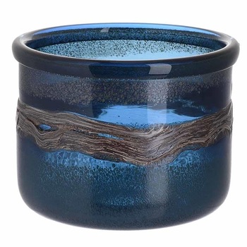 Vaza din sticla Blue, Inart, 20 x17 cm Vaza din sticla Blue, Inart, 20 x17 cm