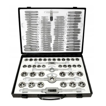 Trusa tarozi si filiere Bass BS-2144, 110 buc, M3 – M20, HSS Trusa tarozi si filiere Bass BS-2144, 110 buc, M3 – M20, HSS