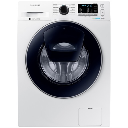 Masina de spalat rufe Samsung AddWash WW80K5410UW/LE, 8 kg, 1400 RPM, Clasa A+++, Motor Digital Inverter, EcoBubble, Alb