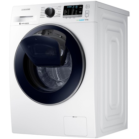 Masina de spalat rufe Samsung AddWash WW80K5410UW/LE, 8 kg, 1400 RPM, Clasa A+++, Motor Digital Inverter, EcoBubble, Alb