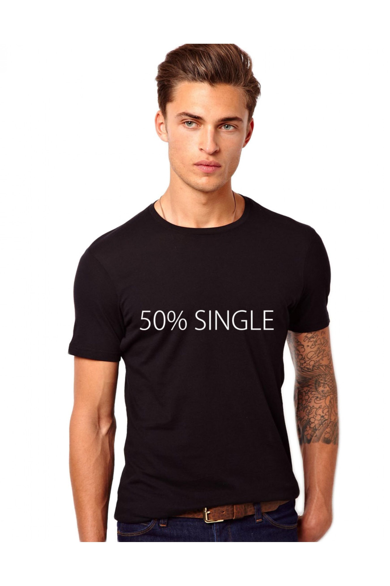 Tricou 50% Single - Negru