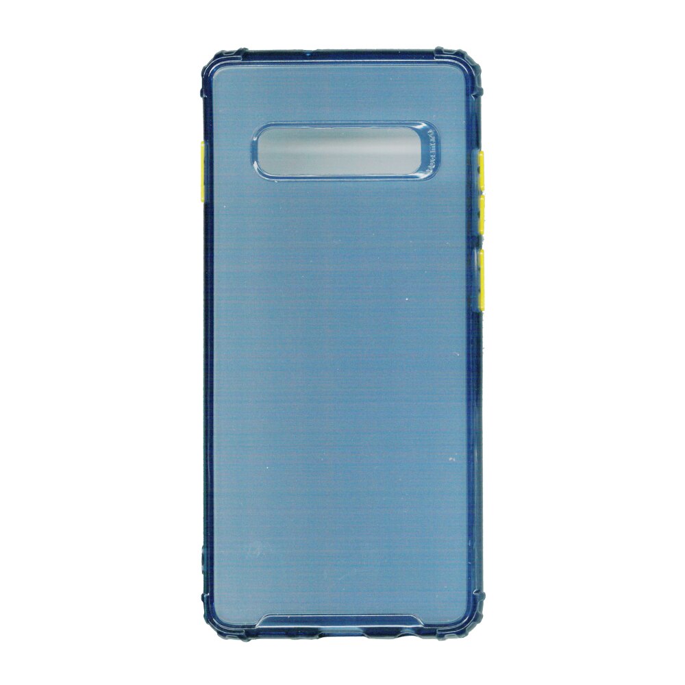 Husa din silicon matte crack, pentru Samsung Galaxy S10 Plus, albastru