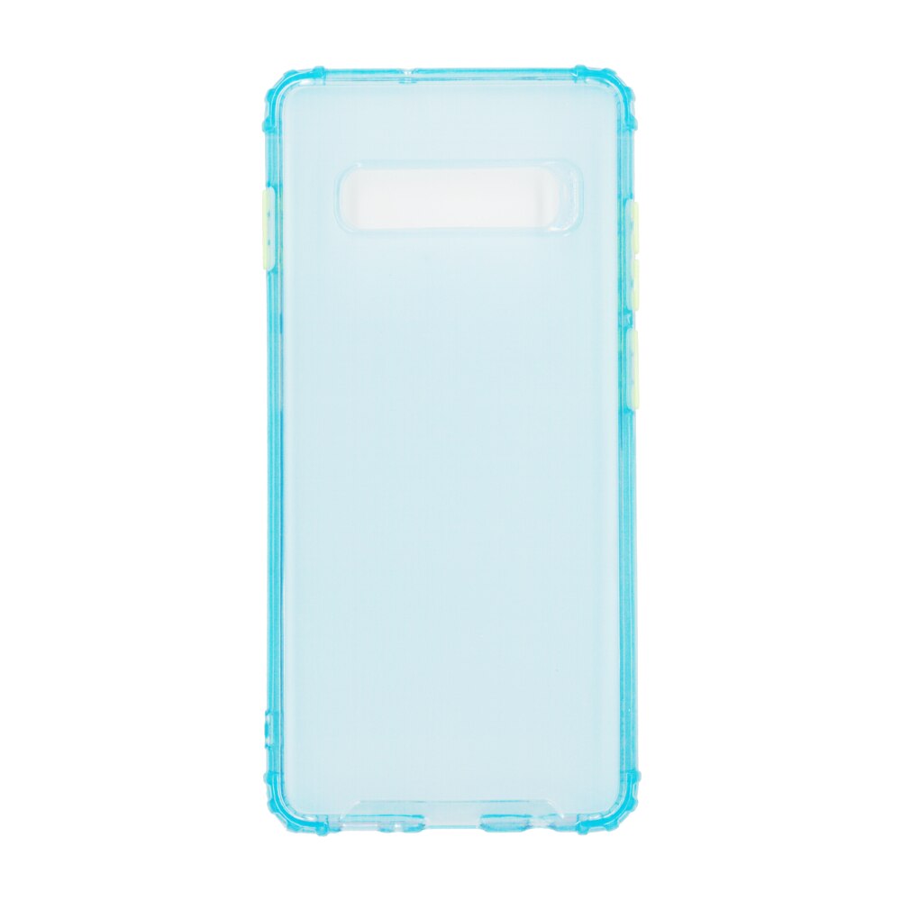 Husa din silicon matte crack, pentru Samsung Galaxy S10 Plus, blue