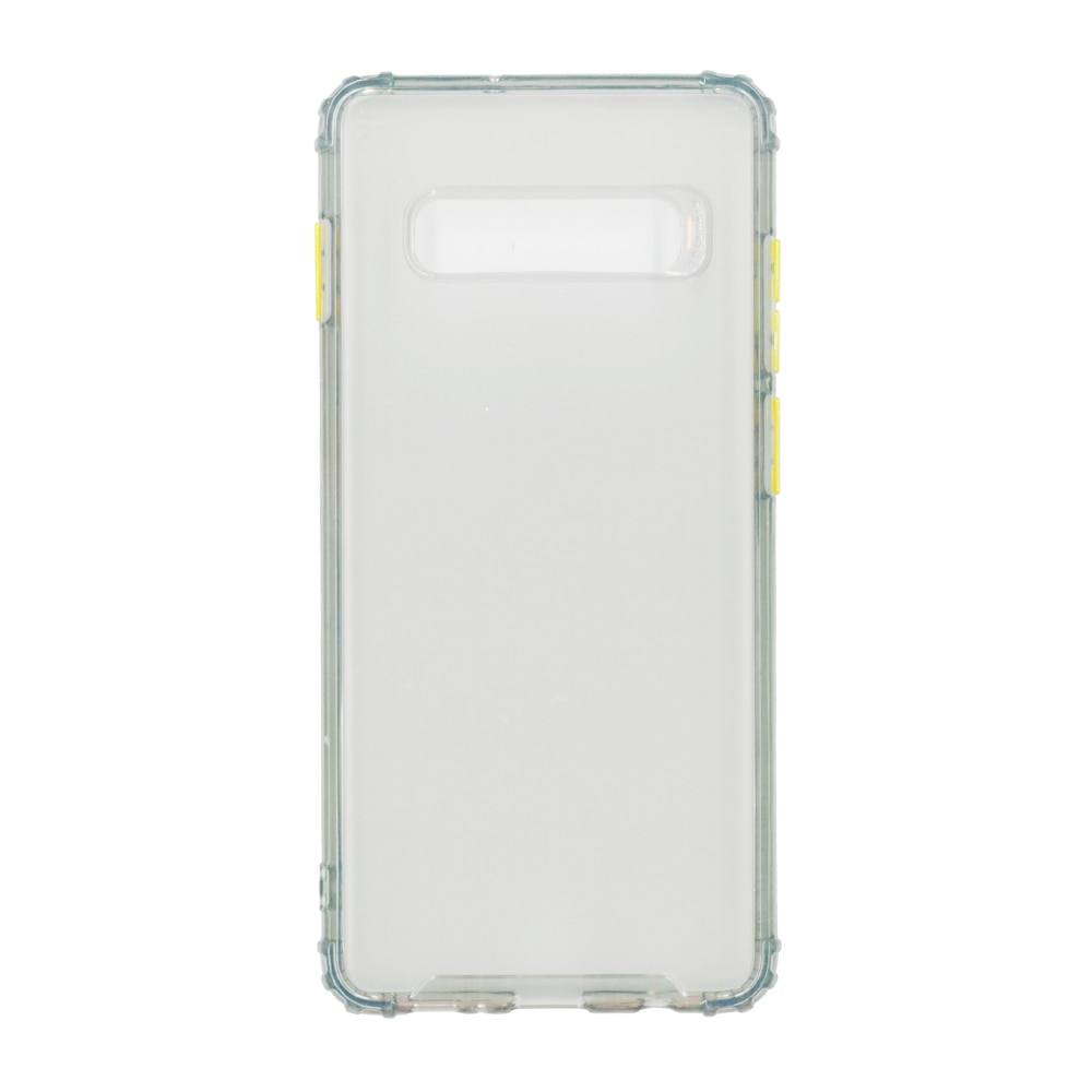 Husa din silicon matte crack, pentru Samsung Galaxy S10 Plus, gri
