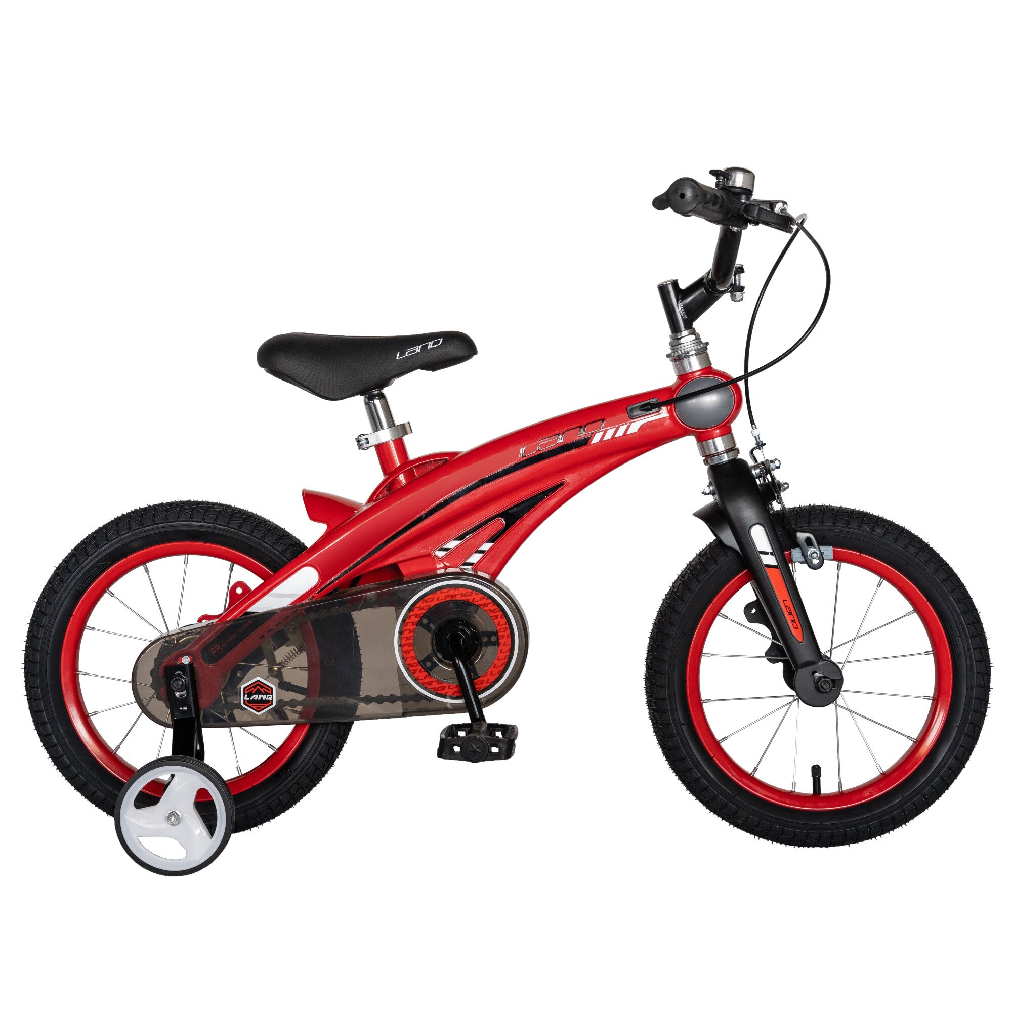 Bicicleta copii 4/6 ani Carpat Kids, Rich Lanq Style JSXW1439D, Cadru MAGNEZIU, roti 14