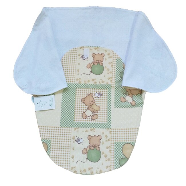 Sac dormit/voiaj Mic Pitic SAC13 din bumbac, pentru bebelusi , 3-12 luni, bej