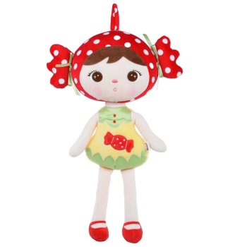 Papusa personalizata Metoo, model Candy rosu, 50 cm Papusa personalizata Metoo, model Candy rosu, 50 cm