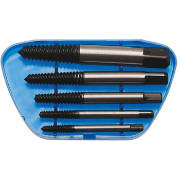 Set extractoare suruburi rupte, 3-19 mm, 5 piese Set extractoare suruburi rupte, 3-19 mm, 5 piese