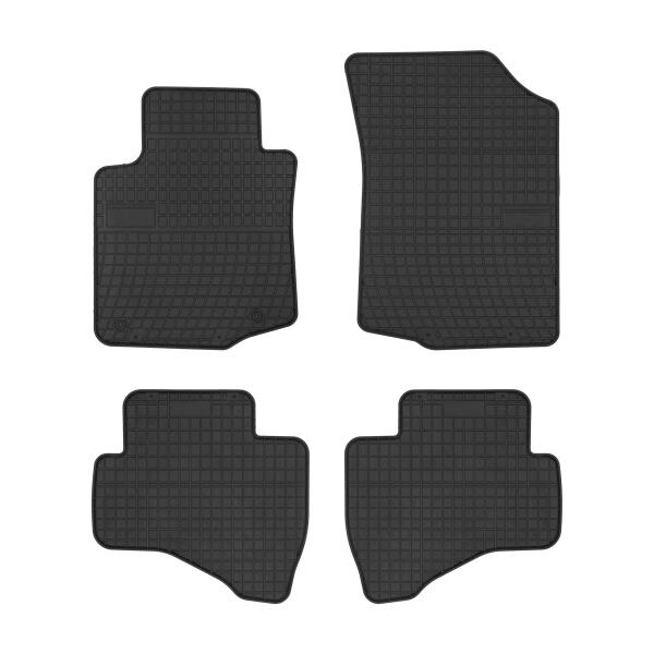 Set 4 covorase auto MAMMOOTH, Cauciuc, pentru CITROEN C1; PEUGEOT 107; TOYOTA AYGO 2005-2014 LIFTBACK, Negru
