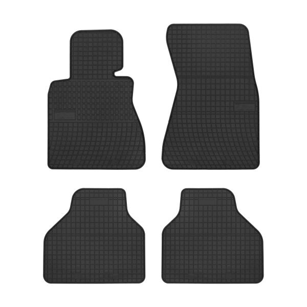 Set 4 covorase auto MAMMOOTH, Cauciuc, pentru BMW 7 (E65, E66, E67) 2001-2008 SALOON, Negru
