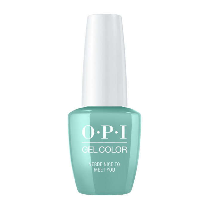 Lac de unghii semipermanent OPI GelColor, Verde Nice to Meet You, 15ml