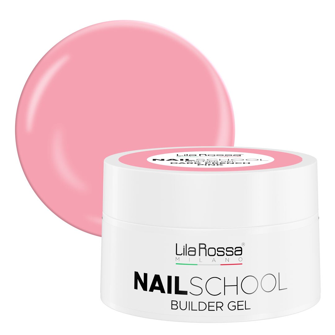 Gel constructie Lila Rossa NailSchool 30 g Dark French Pink