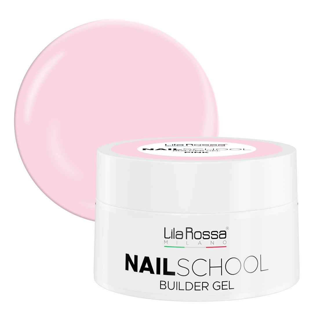 Gel de constructie Lila Rossa NailSchool 30 g Pink