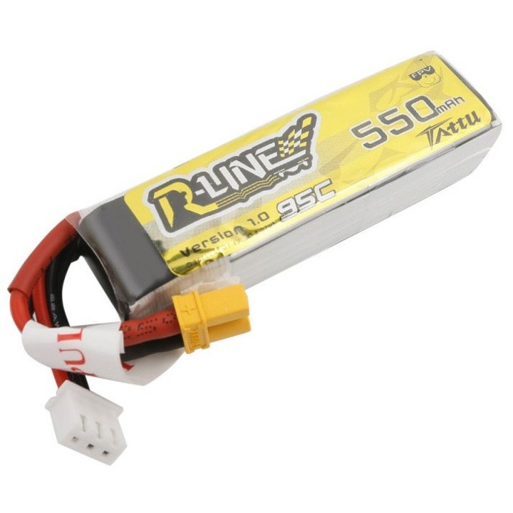 Батерия Tattu R-Line 550mAh 7.4V 95C 2S1P XT30U-F