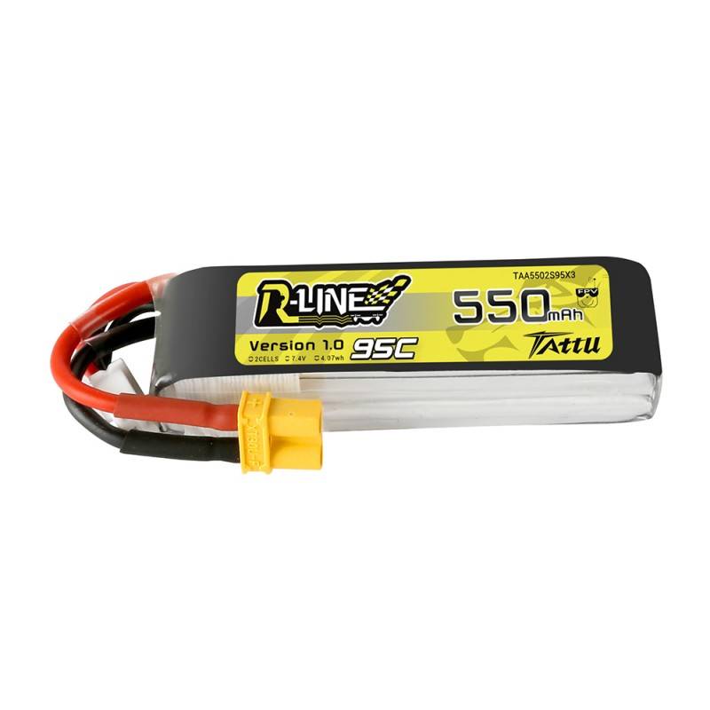 Baterie Tattu R-Line 550mAh 7.4V 95C 2S1P XT30U-F - eMAG.ro