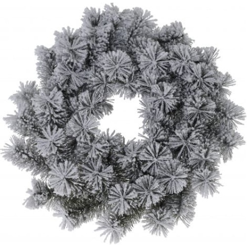 Coronita artificiala de brad, cu zapada, 40CM