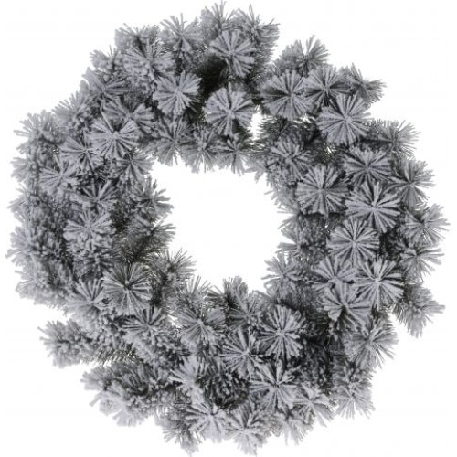 Coronita artificiala de brad, cu zapada, 50CM