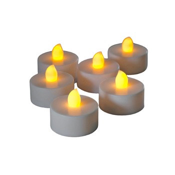 Set 24 buc Lumanari LED, Createur, rotunde tip pastila Set 24 buc Lumanari LED, Createur, rotunde tip pastila