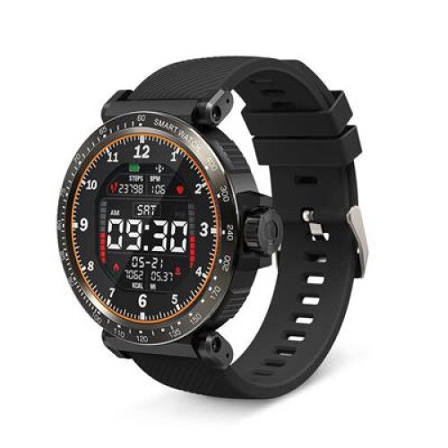 Smartwatch BlitzWolf BW-AT1 Sport Bluetooth 5.0 Negru, Ritm cardiac, Activitate pasi