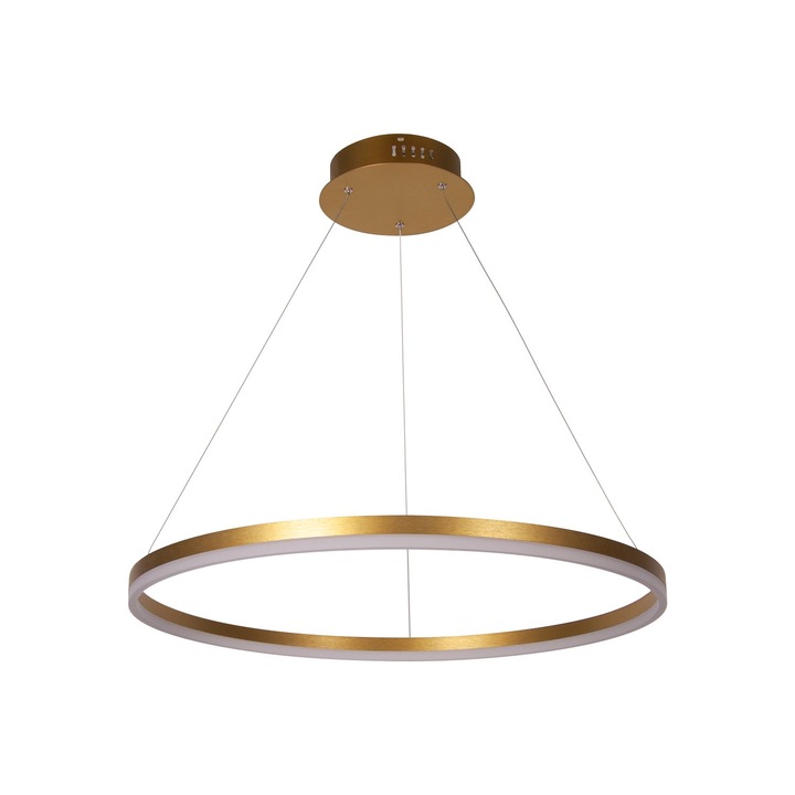 Lustra Designershop, metal auriu si led inclus, 50 cm
