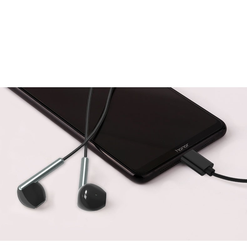 Casti cu fir Yesido Nightshift, In-Ear, Conexiune Type-C, Microfon, Black, 1 m