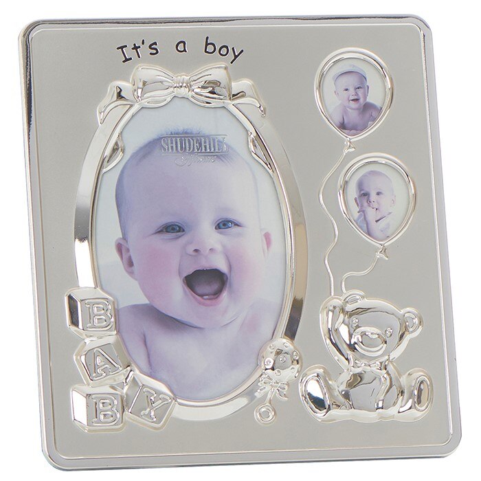 Rama foto baiat, Shudehill Giftware, argintie
