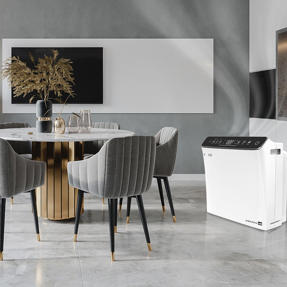 Пречиствател за въздух и овлажнител Oberon 300 HYBRID, Озонатор ...