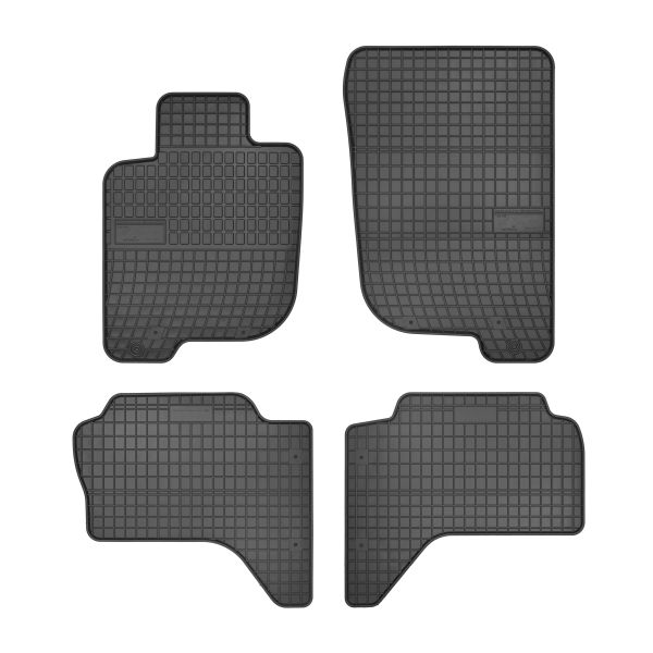 Set 4 covorase auto MAMMOOTH, Cauciuc, pentru MITSUBISHI L 200 1996-2007 PICK-UP, Negru
