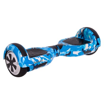 Hoverboard magicboard blue camouflage Aplicatie smartphone, putere 1000 w, functie incepatori si avansati, autobalans, bluetooth, geanta de transport, led pe aripi, lumini noapte/zi Hoverboard magicboard blue camouflage Aplicatie smartphone, putere 1000 w, functie incepatori si avansati, autobalans, bluetooth, geanta de transport, led pe aripi, lumini noapte/zi