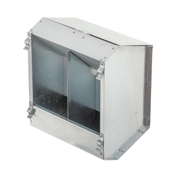 Hranitoare metalica pentru iepuri, 3 litri