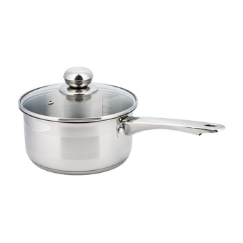 Oala KINGHOFF KH-4323 1.5 l, 16cm, otel, capac Oala KINGHOFF KH-4323 1.5 l, 16cm, otel, capac