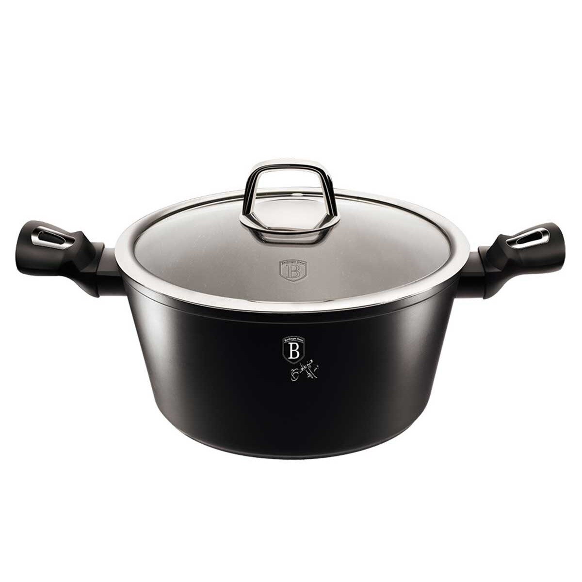 Oala BERLINGER HAUS BH-1852 4.1 l, 24 cm, granite, capac