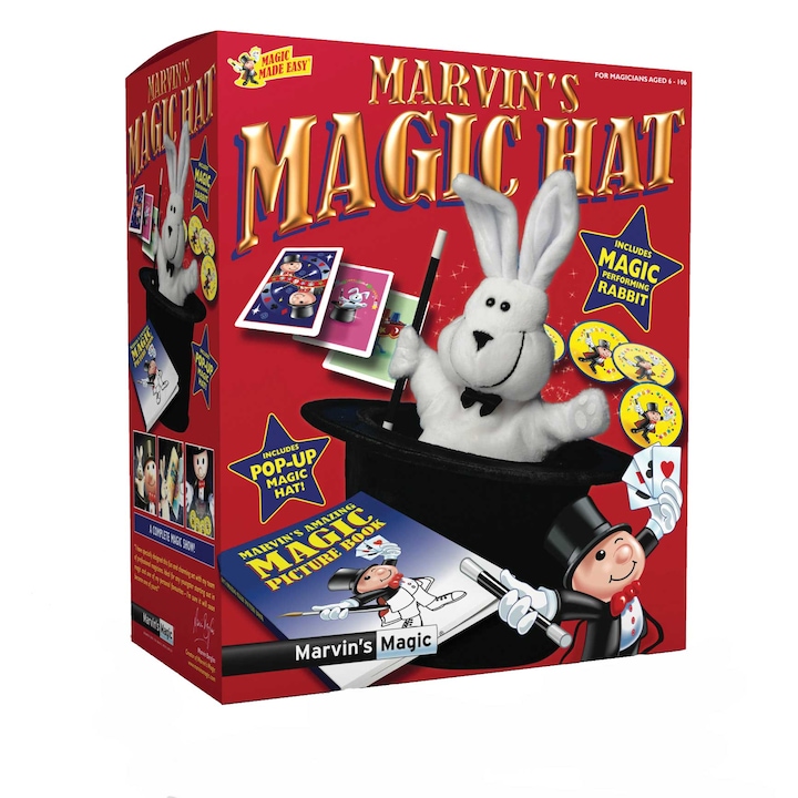 Marvin's Magic Deluxe bársony varázskalap és nyúl
