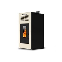 semineu soba pe peleti burnit ambient light ivory 10 kw cu tiraj fortat include ventilator aer cald aprindere electrica recomandat pentru 100 mp imagen 56_0_
0
